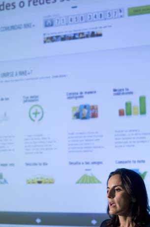 Irene López, en su ponencia 'Aspectos legales del uso de las redes sociales en y por la empresa'