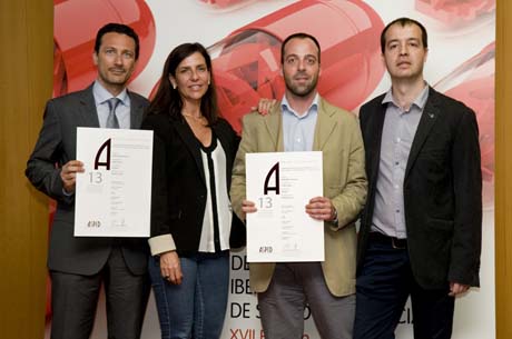Mejor audiovisual dirigido a profesionales. Albert Jordi por Sudler y Miguel Angel Contreras por Almirall