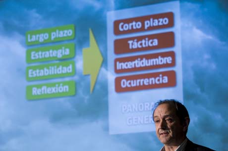 Sebastián de la Serna en su conferencia 'Creatividad en excelente estado de salud'
