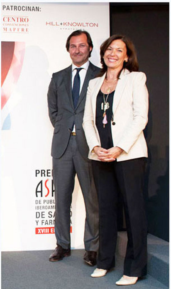 Jordi Mallol y Lourdes de Pablo, presidentes de la XVIII edición de los Premios ASPID.