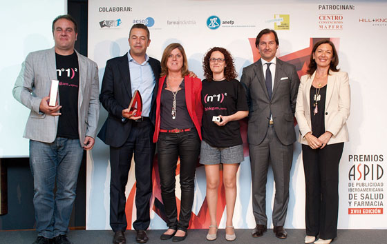 Aspid de Oro. Comunicaciones dirigidas a profesionales sanitarios (campaña integral relacionada con fármacos). Rodney Bunker (Bubblegum); Roberto Alvarez (Novartis); Mar Escudero (Novartis) y Raquel Mizrahi (Bubblegum). Ver obra 3499