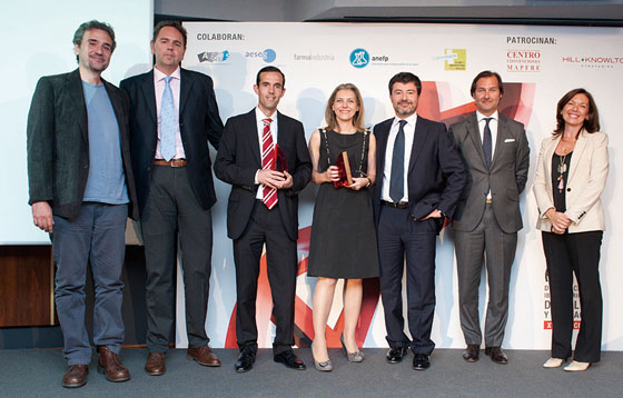 Aspid de Oro. Comunicaciones dirigidas a profesionales sanitarios (programas de formación continuada). José Luis García y Antonio Franco (Luzán 5); Miquel Perdiguer (MSD); Raquel Muñiz (Luzán 5) y Quinti Pérez (MSD). Ver obra 3494