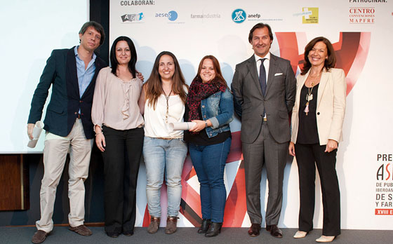 Aspid de Plata. Comunicaciones multitarget (campañas de responsabilidad social corporativa). Emilio Lliteras (Sandoz); Rocío Cornejo, Isabel Zapico y Laura Cubero (Saatchi). Ver obra: 3550