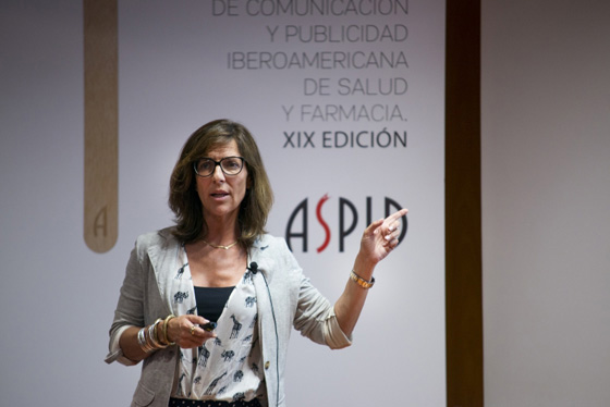 Cristina Tello, Directora General de MK Media, impartiendo el workshop