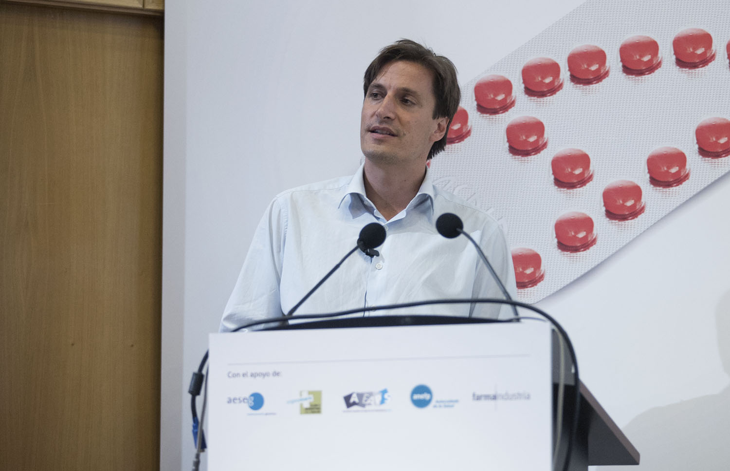 Paul Bonnet, en el atril durante su workshop