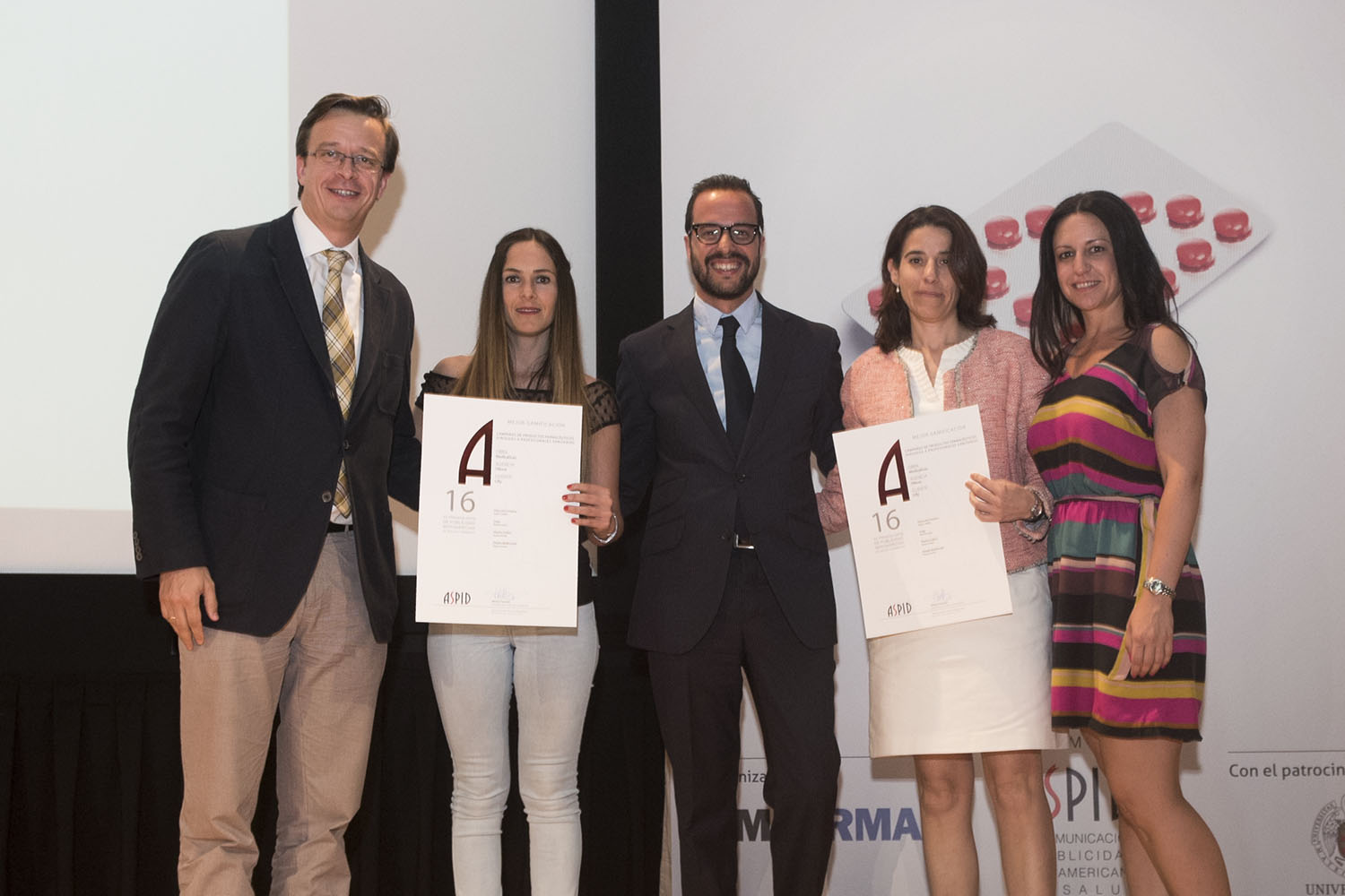 Jorge Caveda de Lilly, Elbire Arana de I'Move, Teresa Herrero de Lilly y Rocío Cornejo de I'Move