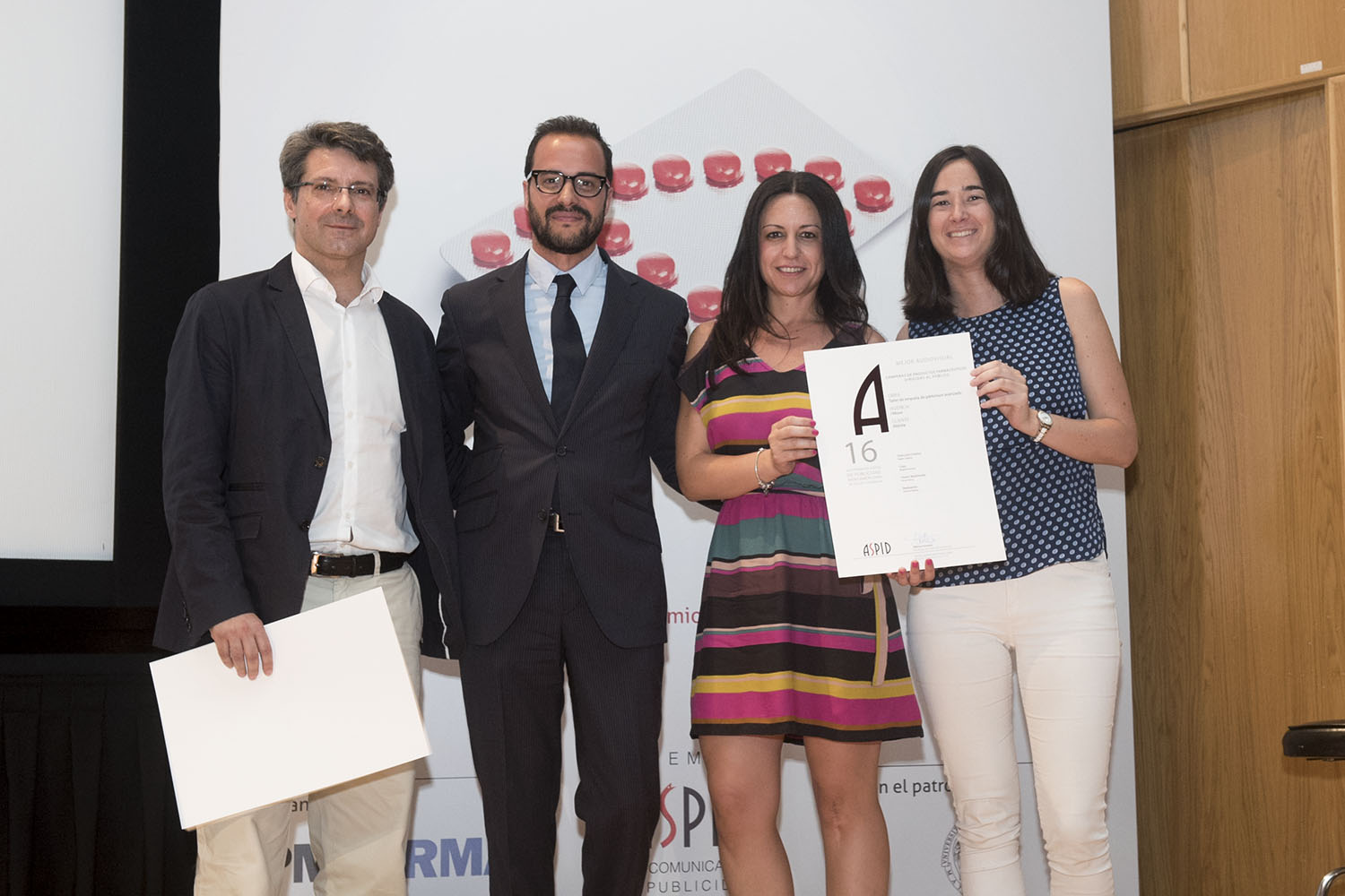 José Fernández Quero de Abbvie y Rocío Cornejo y Rocío Barbier de I'Move