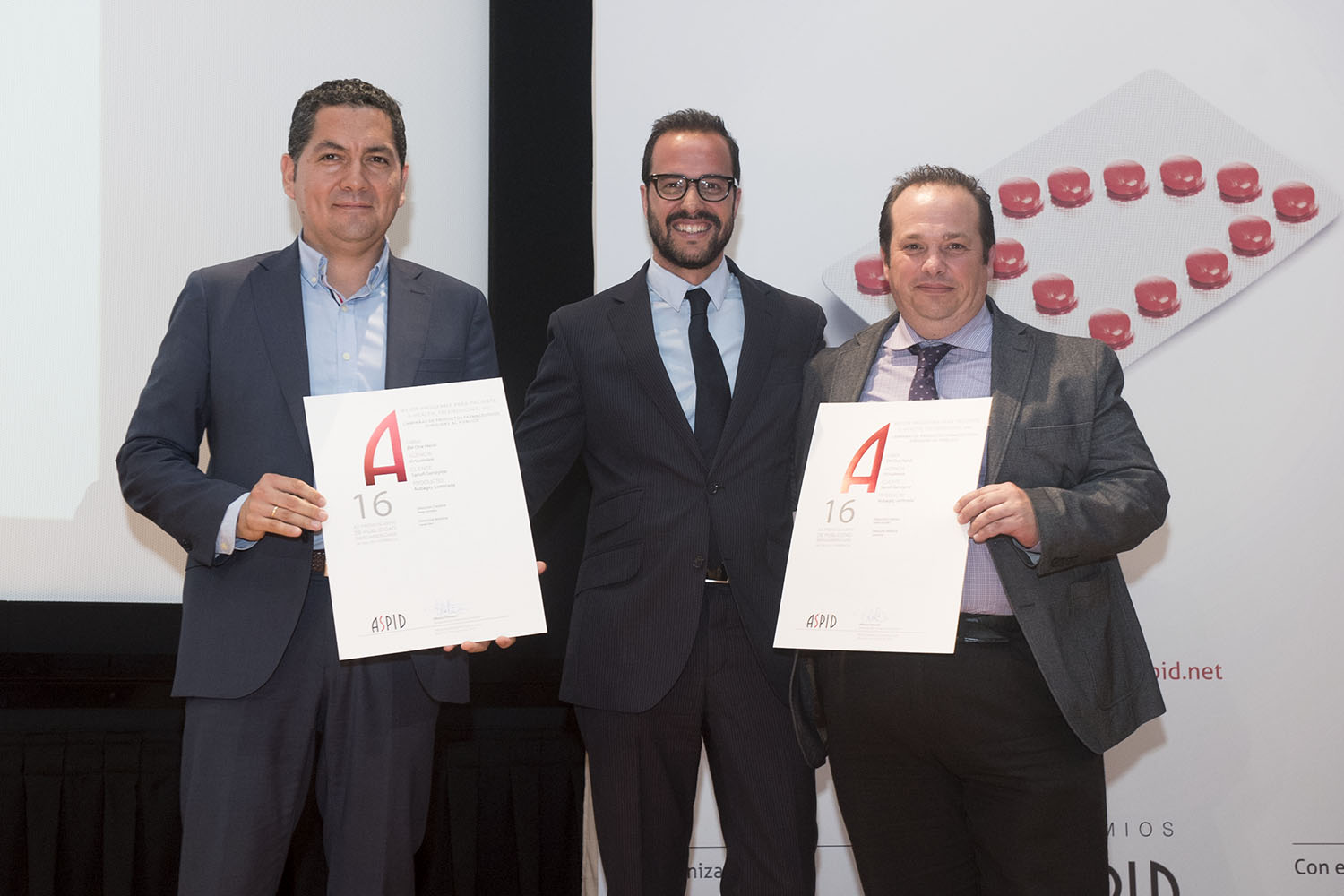Julio Álvarez de Virtualware, Alfonso Formari y Patxi Alcañiz de Genzyme