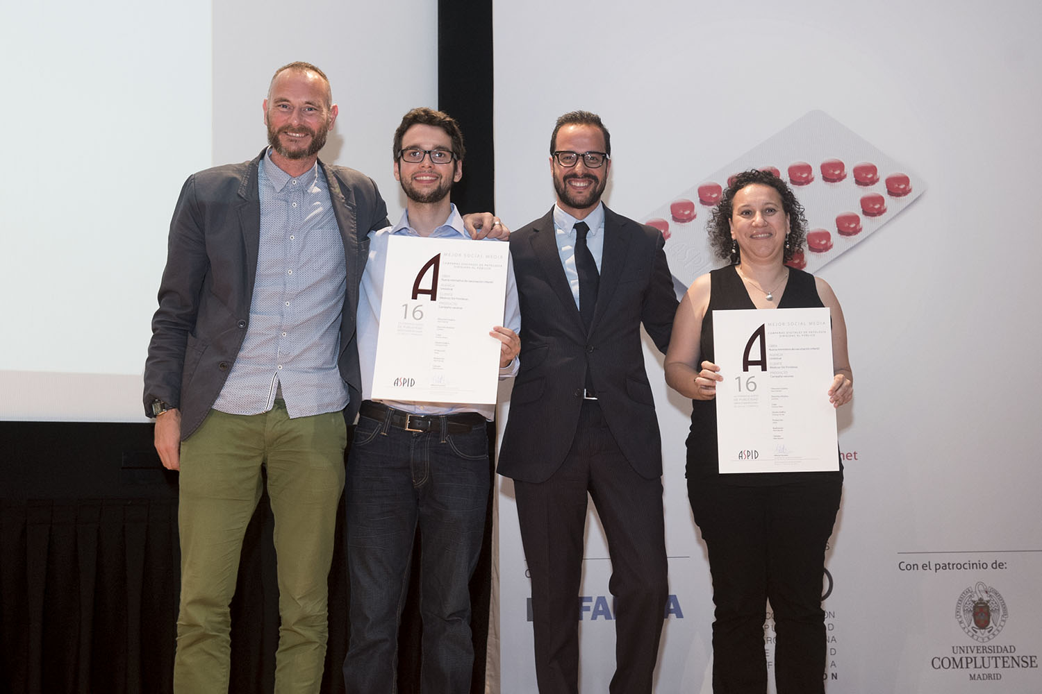 Ferran Molero y Francisco Prieto de Umbilical y Miriam Alía de Médicos Sin Fronteras