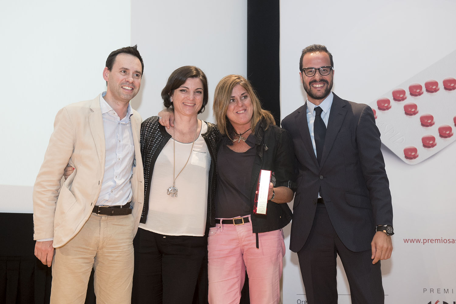 Guillem Bruch, Beatriz Romero y Mar Escudero de Novartis