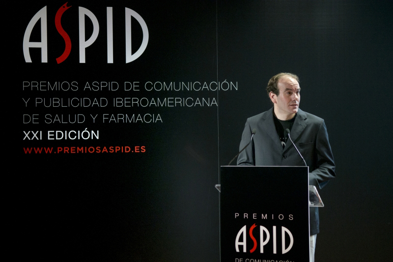 Roger Antich de PMFarma en el Auditorio del WTC