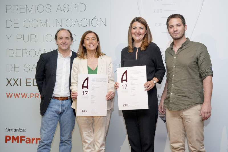 Raquel García (Janssen) y Ana García Abad e Ignacio García (Ogilvy CommonHealth)