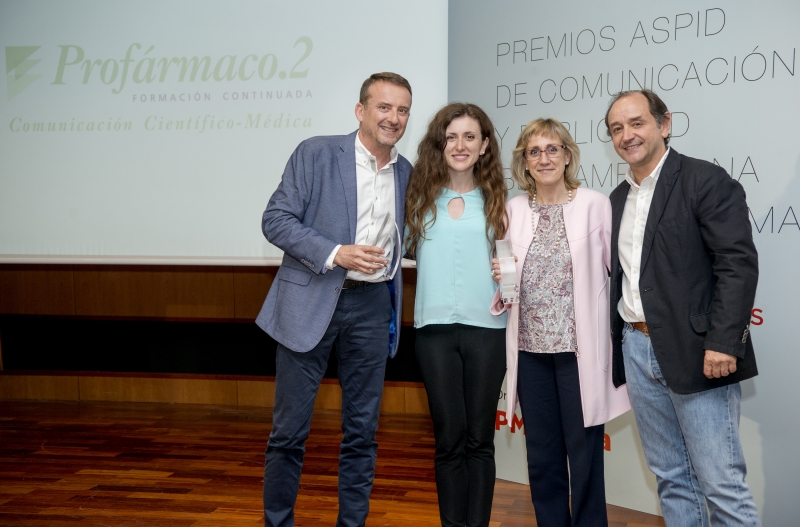 Josep Piera (Profármaco-2), Flavia Boloca y Mònica Guerrero (Otsuka)