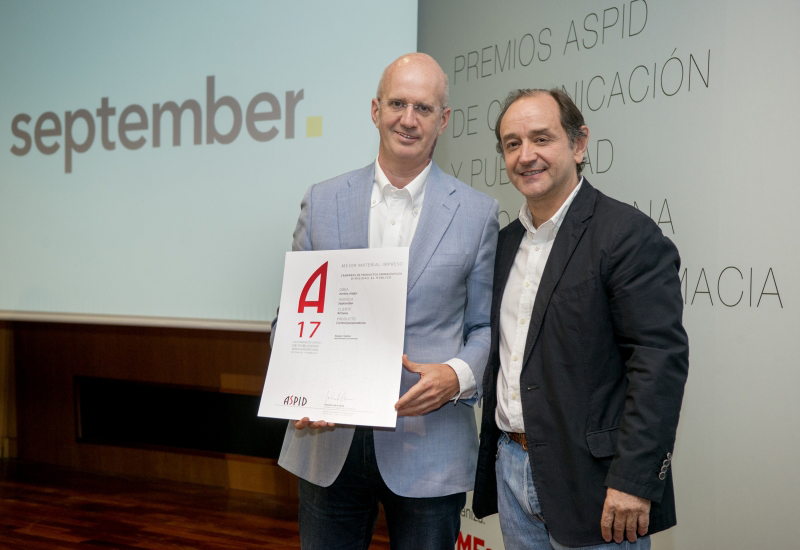 Luca Finotto (September) y Sebastián de la Serna, Director Creativo Ejecutivo de Publicis Health