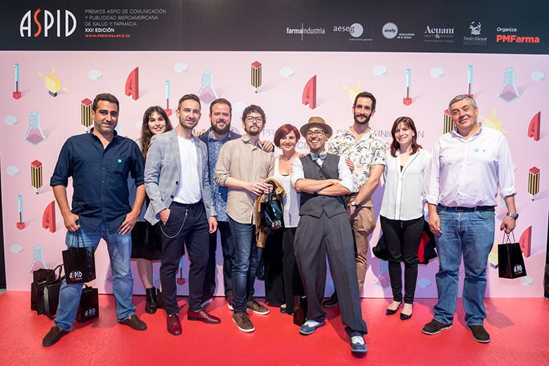 Estrenando el photocall