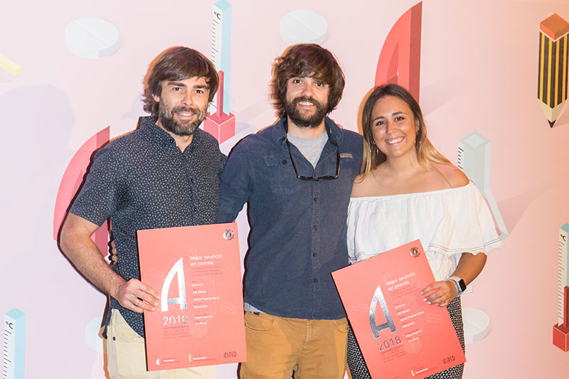 Miguel Ángel Rico de MK Media y Pilar Parra de Aristo Pharma