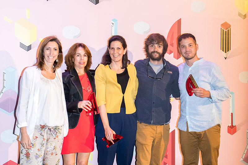 Silvia Revuelto de Ogilvy CommonHealth, Marta Gallego de Cohn & Wolfe, Ángeles Bravo de Bristol-Myers Squibb y Natxo Díaz de Ogilvy CommonHealth