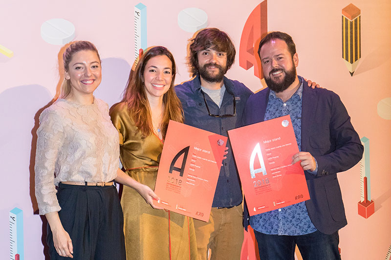 Carol Díaz de Grow, Iveth Garcés de UCB Pharma y Fran Jiménez de Grow