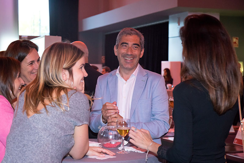 Momentos relajados después de la entrega de premios