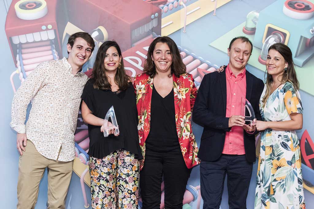 Juan Prieto, Isabel Gran, Iván Roig y Sandra Aguirre de Doctora Moss