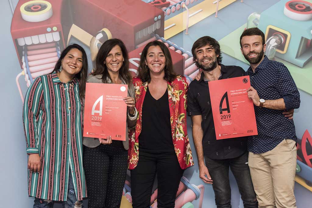 Carmen Zaiter, Cristina Tello, Miguel Rico e Iker García de MK Media