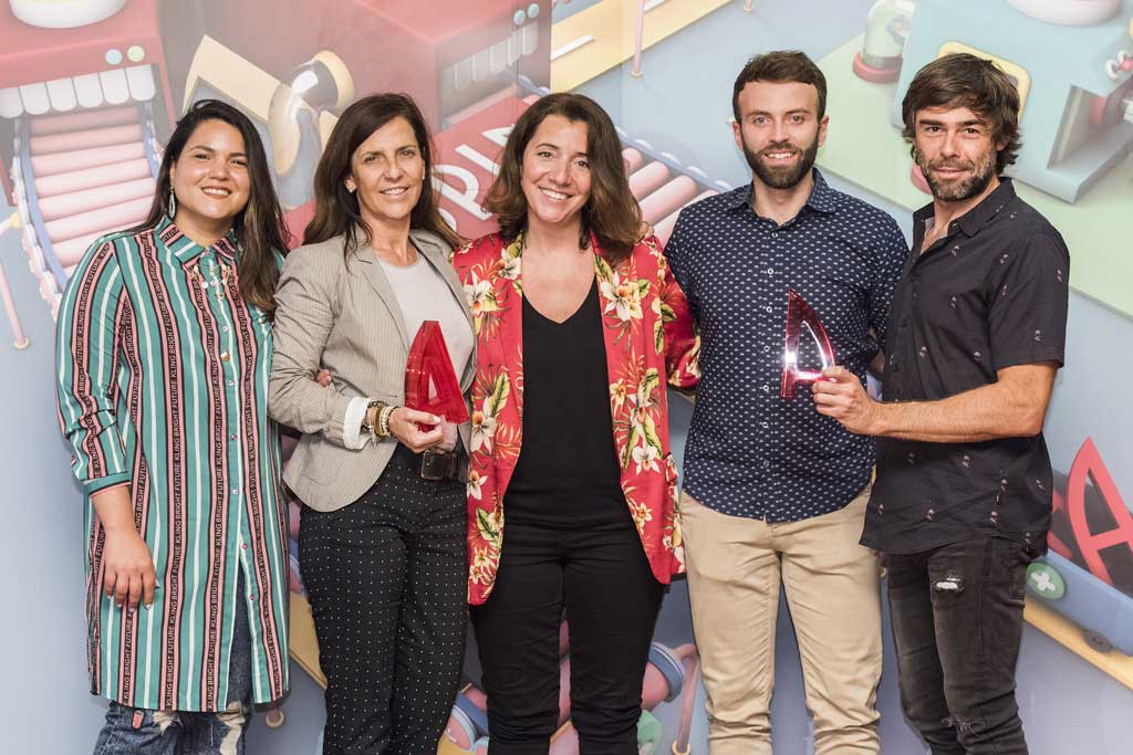 Carmen Zaiter, Cristina Tello, Iker García y Miguel Rico de MK Media