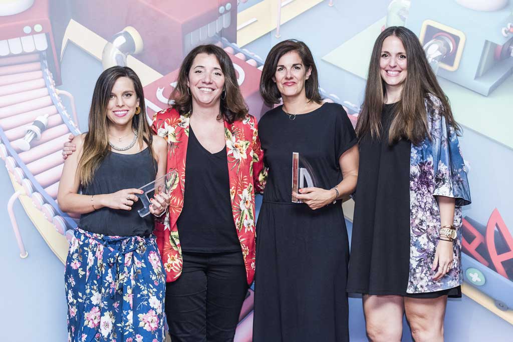 Manon Pueller de CDM Barcelona, Montse Cahué de Pronokal Group y Laia Puig de CDM