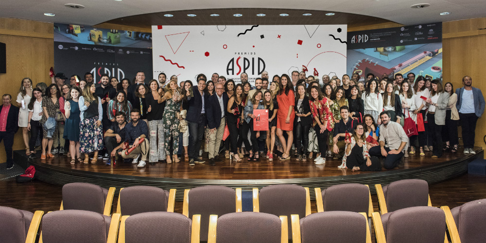 Foto de familia Premios Aspid 2019