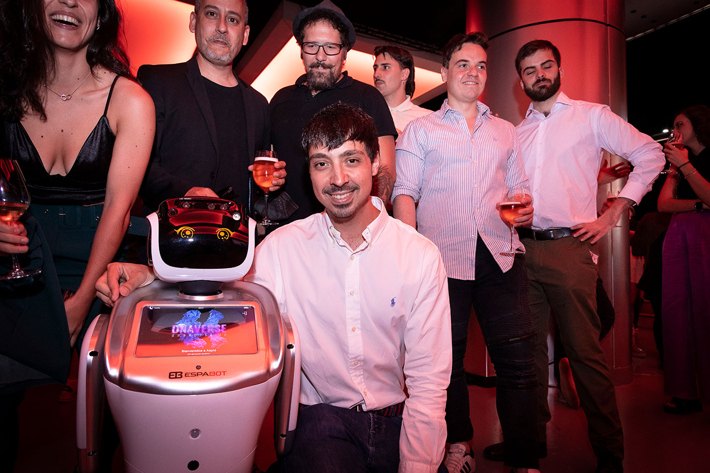 La robot fue un �xito entre los asistentes