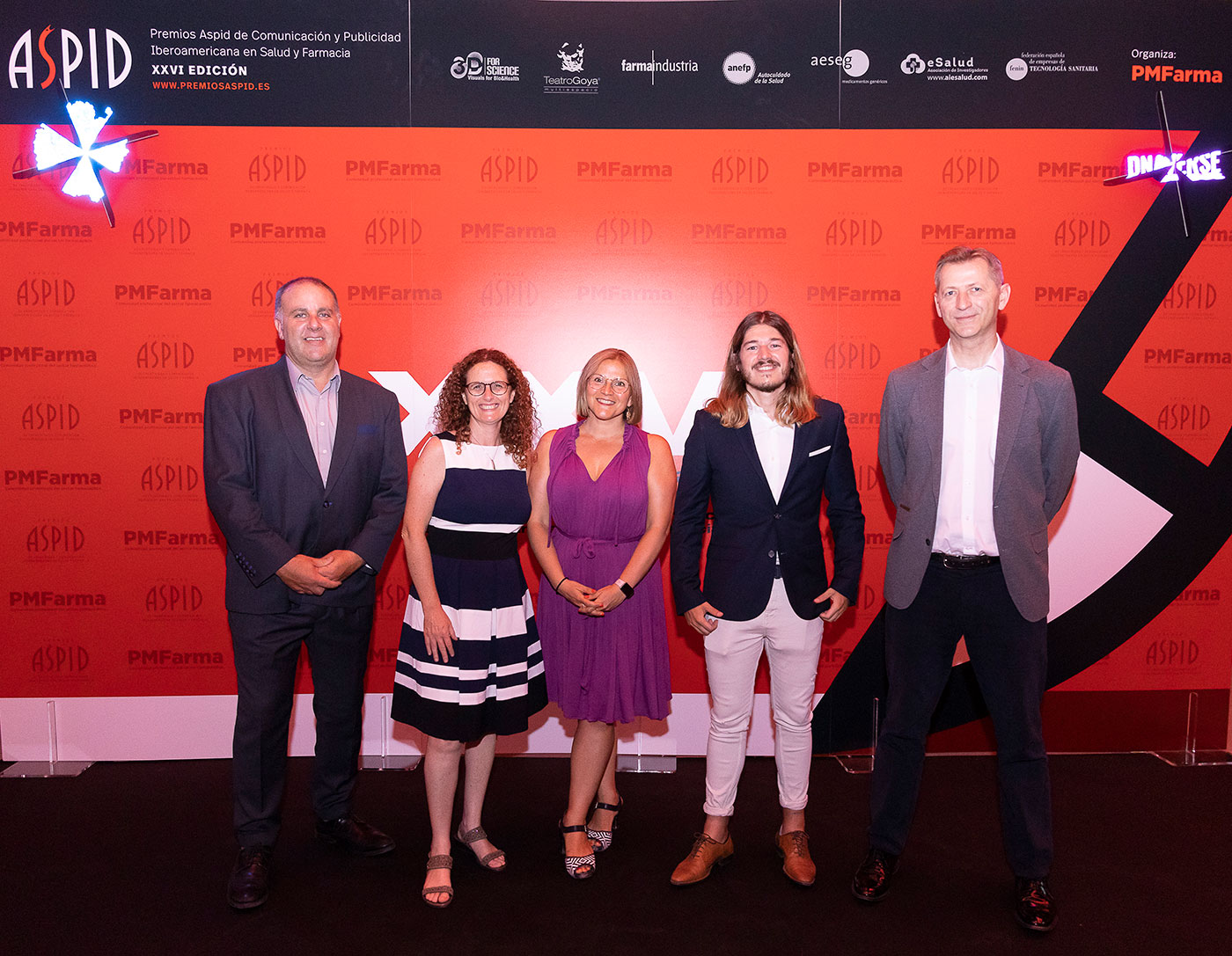El photocall estuvo dedicado al cartel ganador