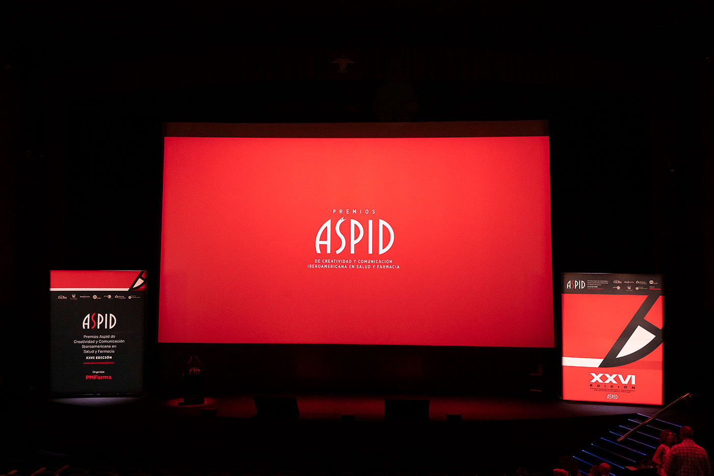 El escenario del auditorio