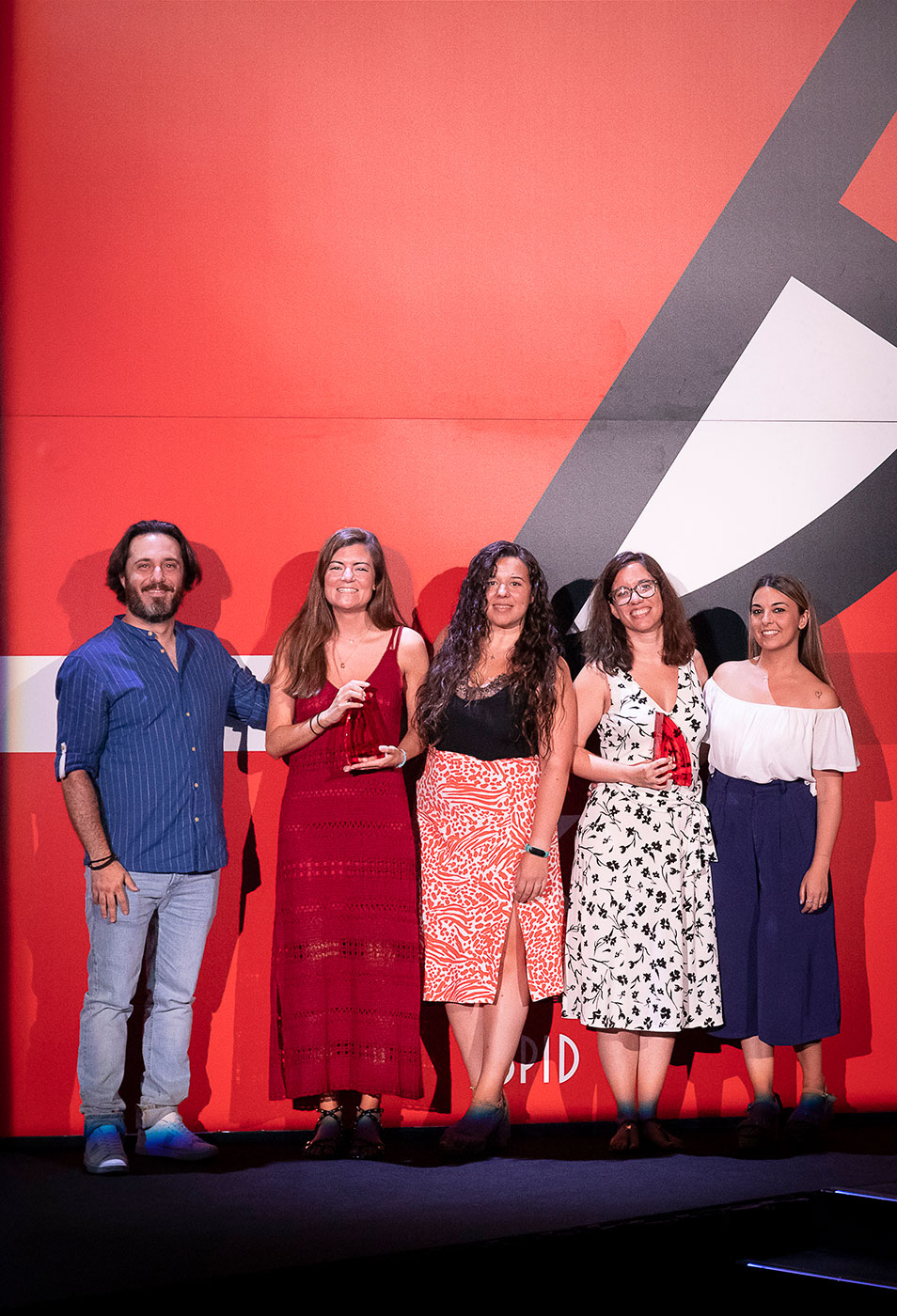 Mar�a Ru�z de Takeda con Marta Benitez, Ana Fern�ndez y Lorena Villalobos de mk media