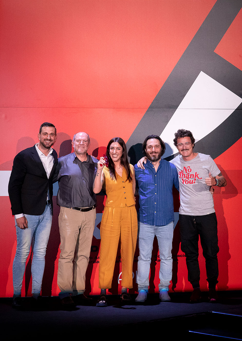 Juan Luis Gonzalez de popin_, Jos� Luis Portero de Novo Nordisk, Sara Rodr�guez e Ibay Prieto de popin_