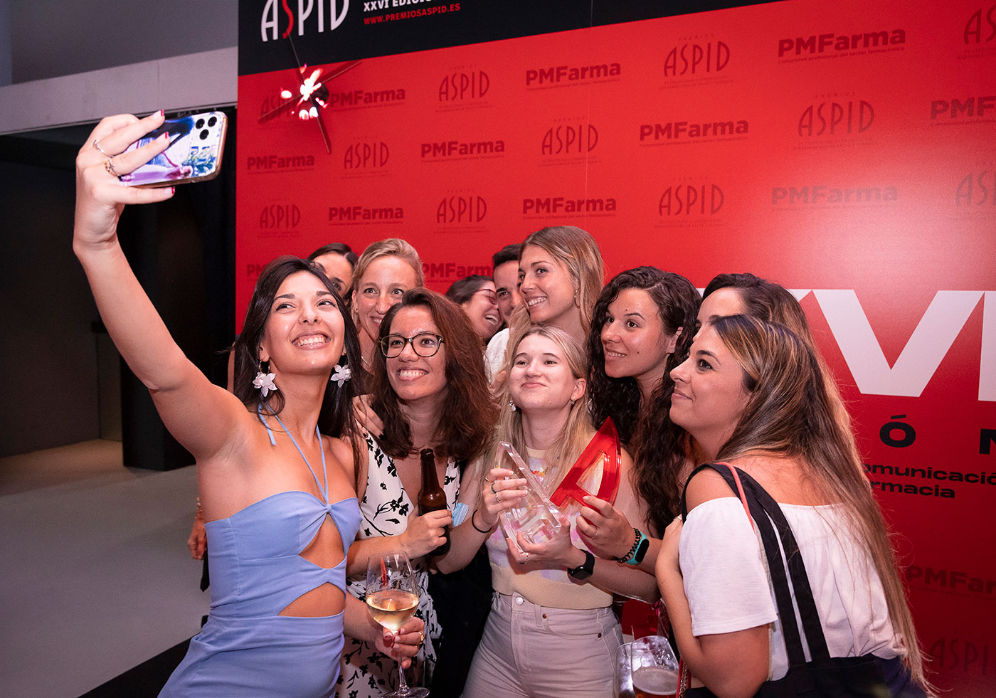 Por supuesto tambi�n hubo momentos para selfies