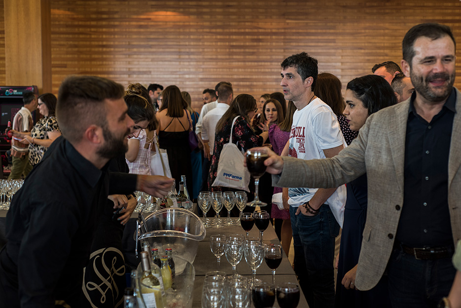 La barra libre fue acertada debido al calor del d�a