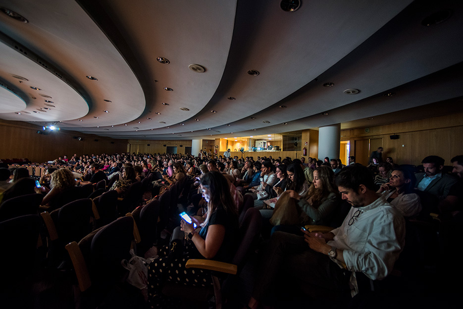 El auditorio estuvo lleno