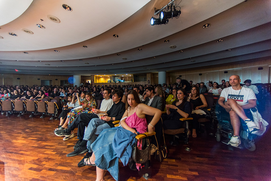 Parte delantera del auditorio