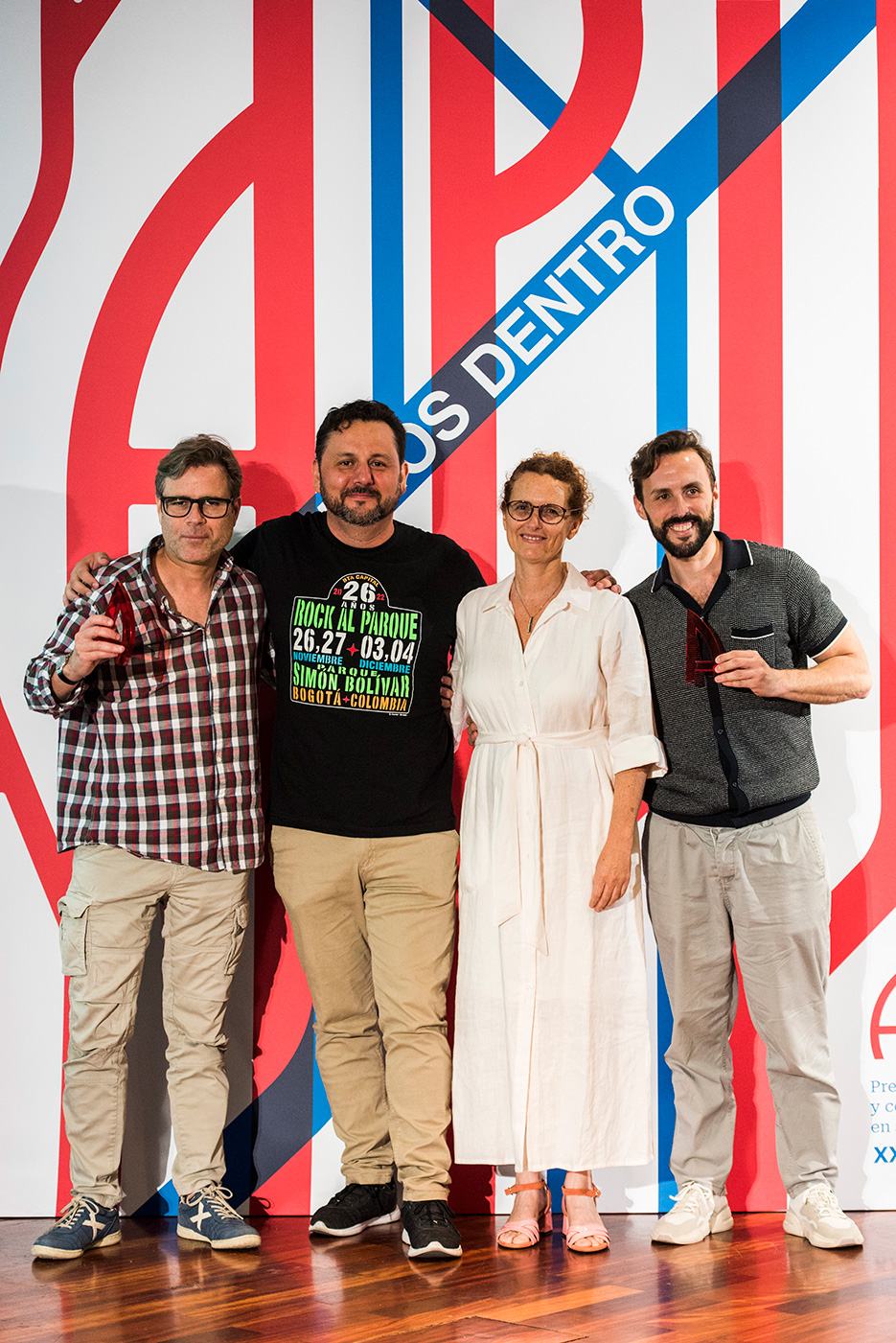Alfonso Lugstenmann de  Fundaci�n PKU con Leo Rinc�n y Ra�l L�pez de  VMLY&R Health