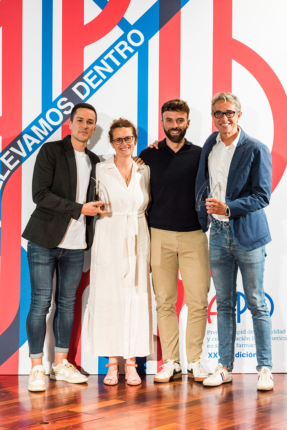 Pablo M�ndez e Iker Garc�a de MK Media y Chema Gonz�lez de Novo Nordisk