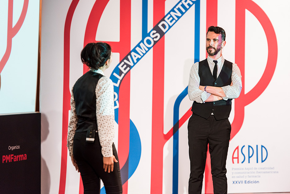 Los asistentes participaron muy activamente en la impro