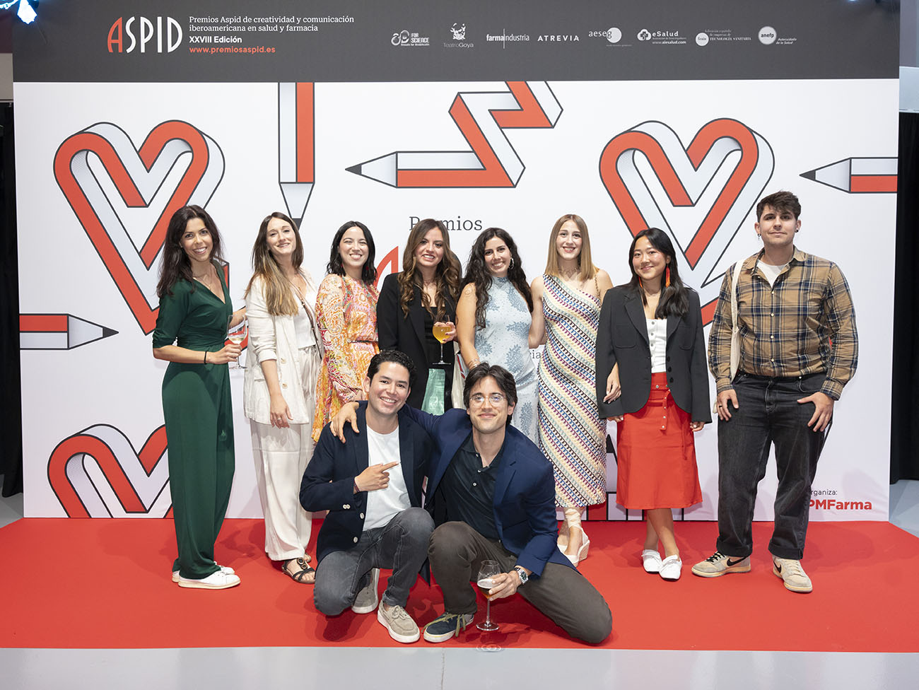 Estrenando el photocall