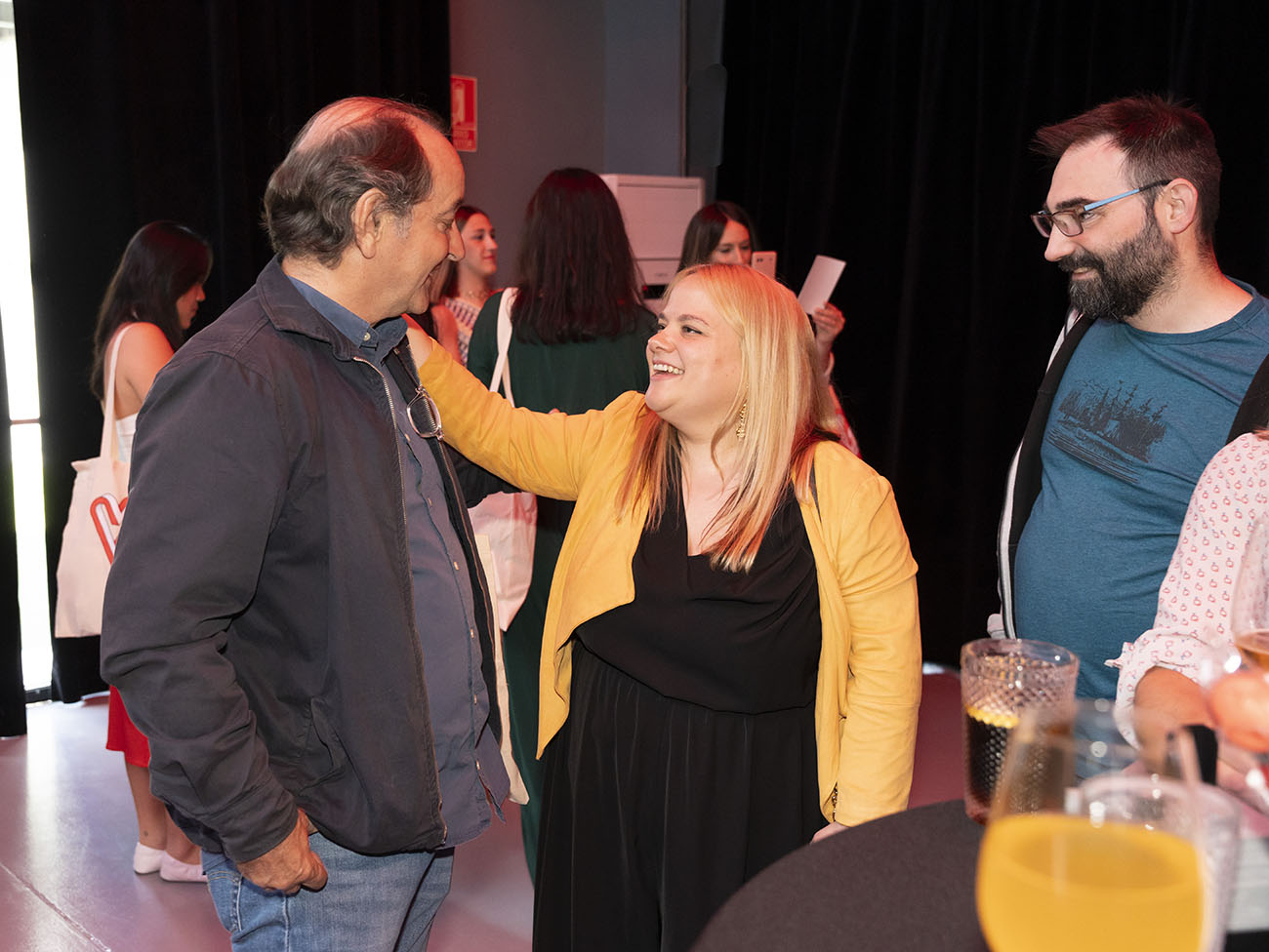 Fotograf�a sorpresa durante una charla