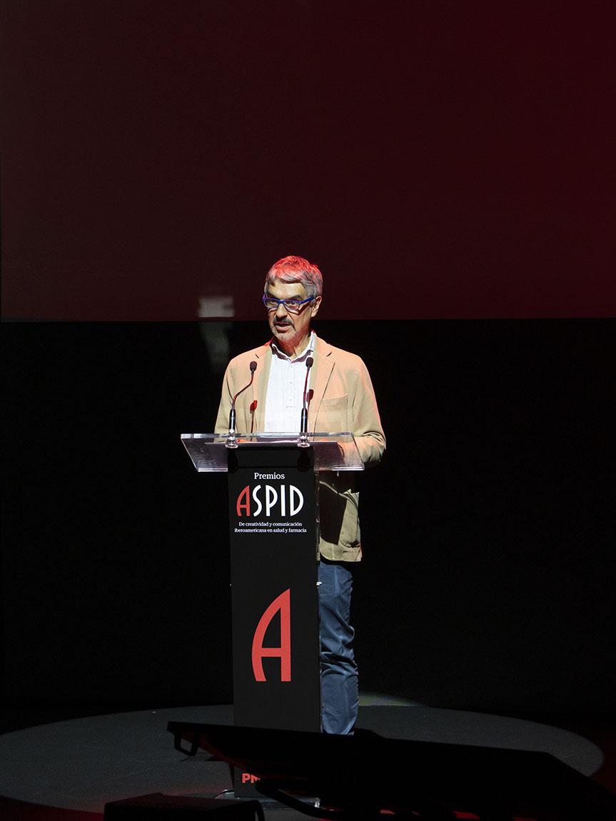Jaume Pey en el atril