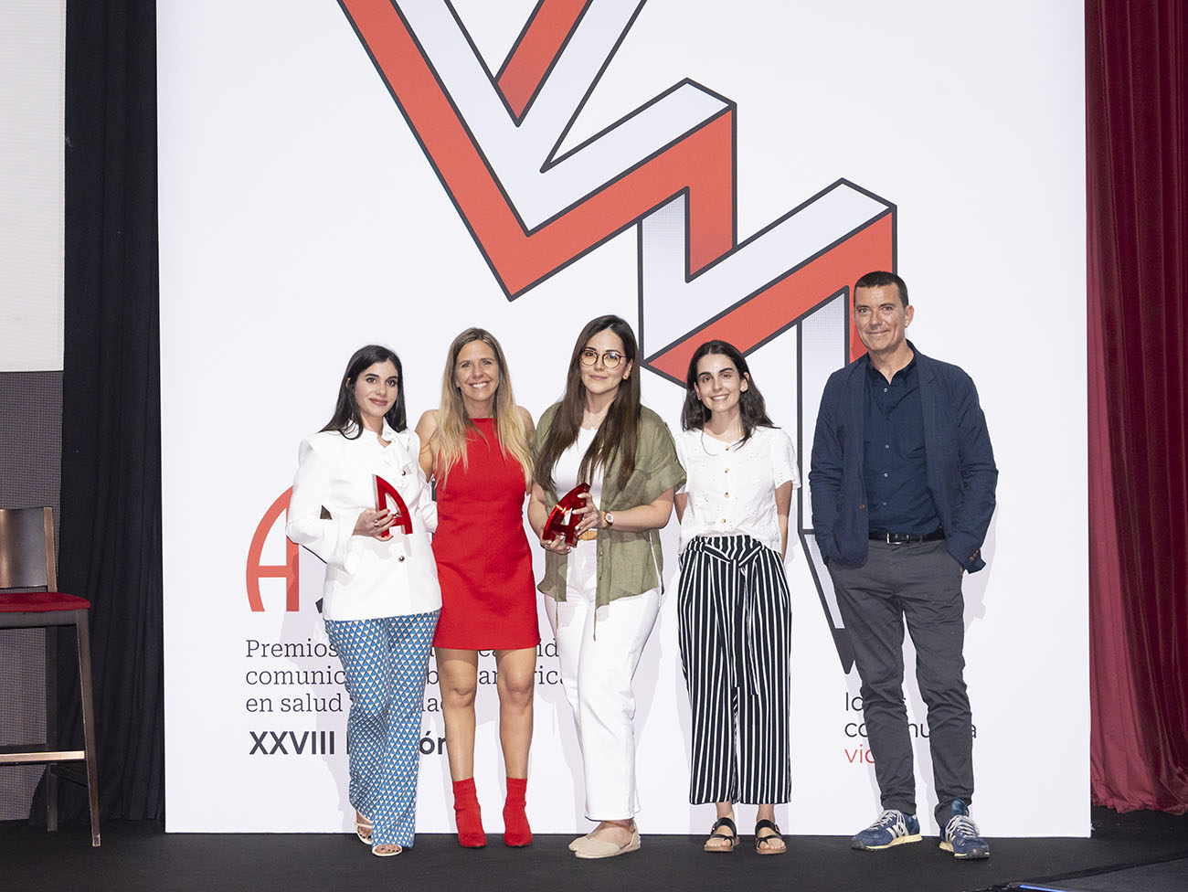Carla Assaf de Novo Nordisk con Carla Chaves, Maye Mancilla y Mar�a Rius de buenosaires