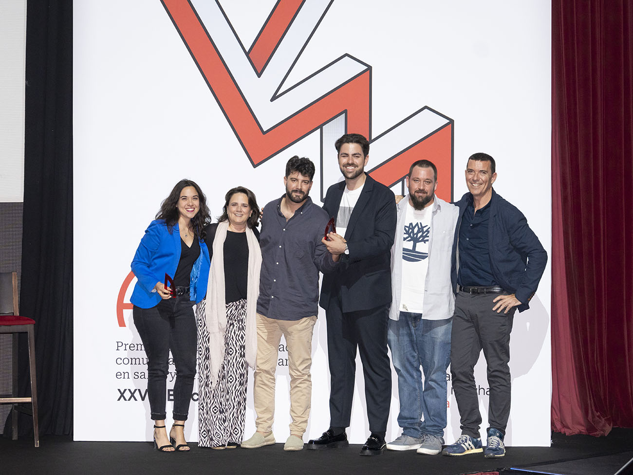 Lorena Molina, Marisa Sol�s y Alejandro Salazar de Adamed, Victor Cacicedo y Fernando Magaz de VML