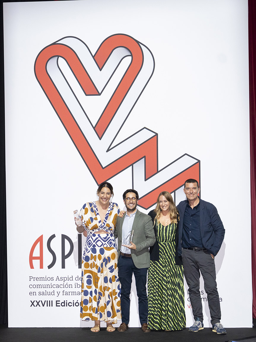 Ainhoa Torres de Liquid Care, Pablo Rodr�guez N��ez de GSK y Alicia Guti�rrez de Liquid Care