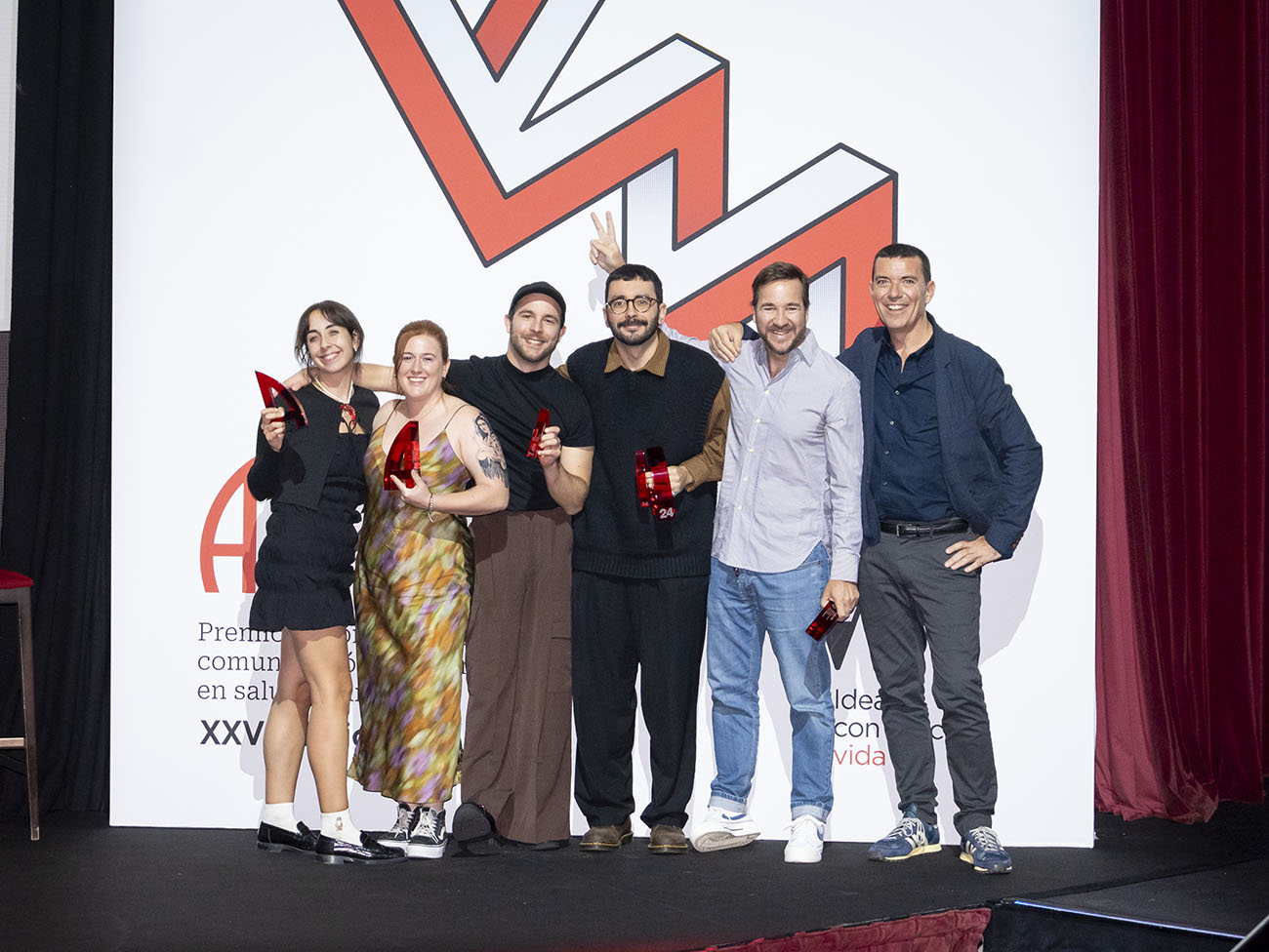 Cristina Pascual, Triana de los Reyes, Nico Sierra, Luis Lemes y Javier Rodriguez de VML