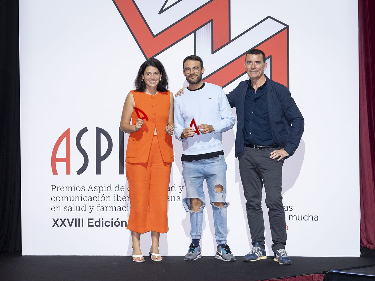 Magdalena Miranda Na�n de GSK y Marcos Urroz de Grow