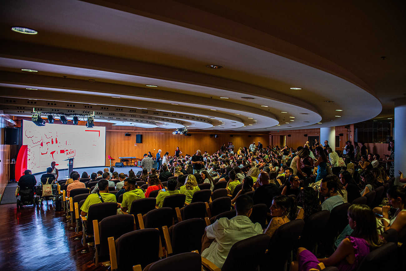 El auditorio estuvo lleno