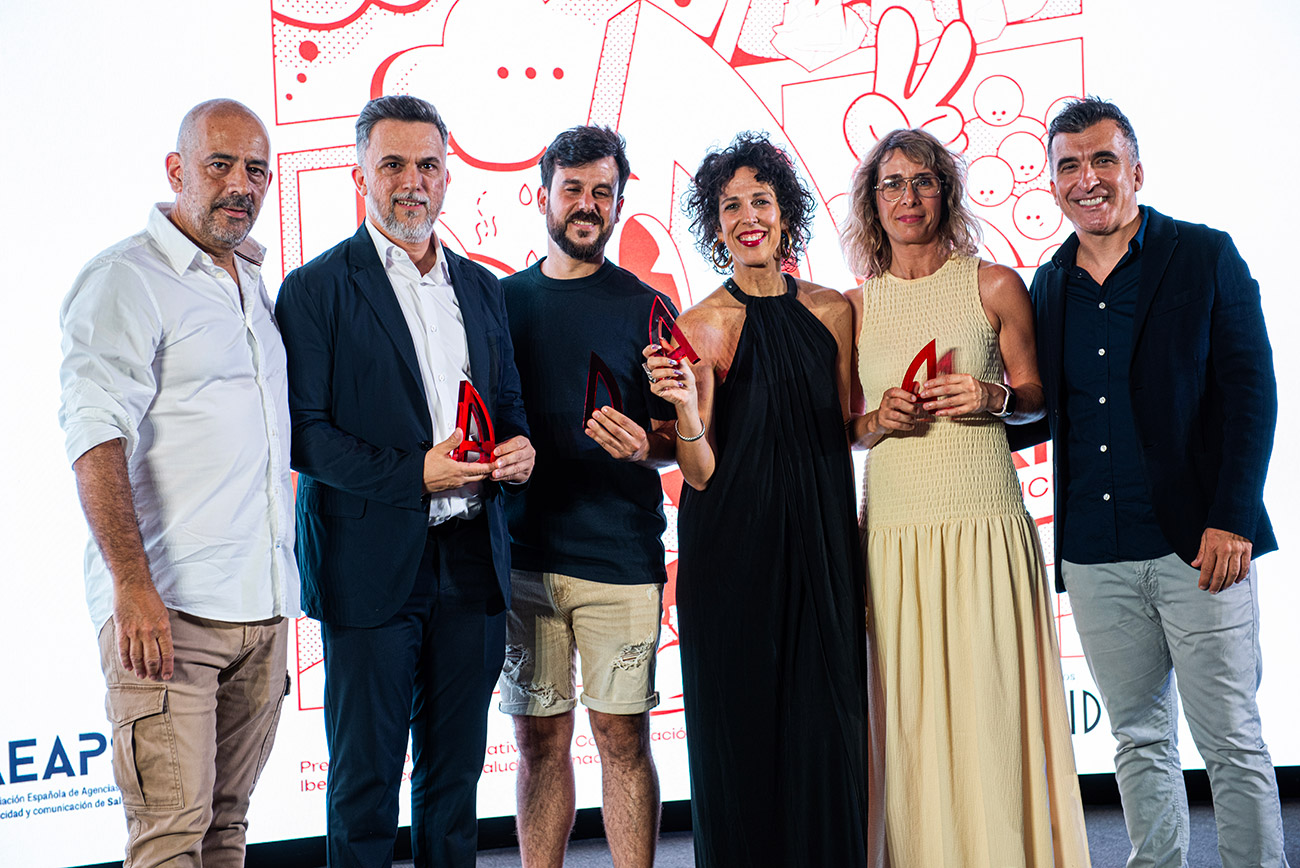 Ricardo Plat�n, Jorge Pino de Biocryst, Daniel Olid, Luc�a Villarino y Ana Sol P�rez de Havas y V�ctor Navarro